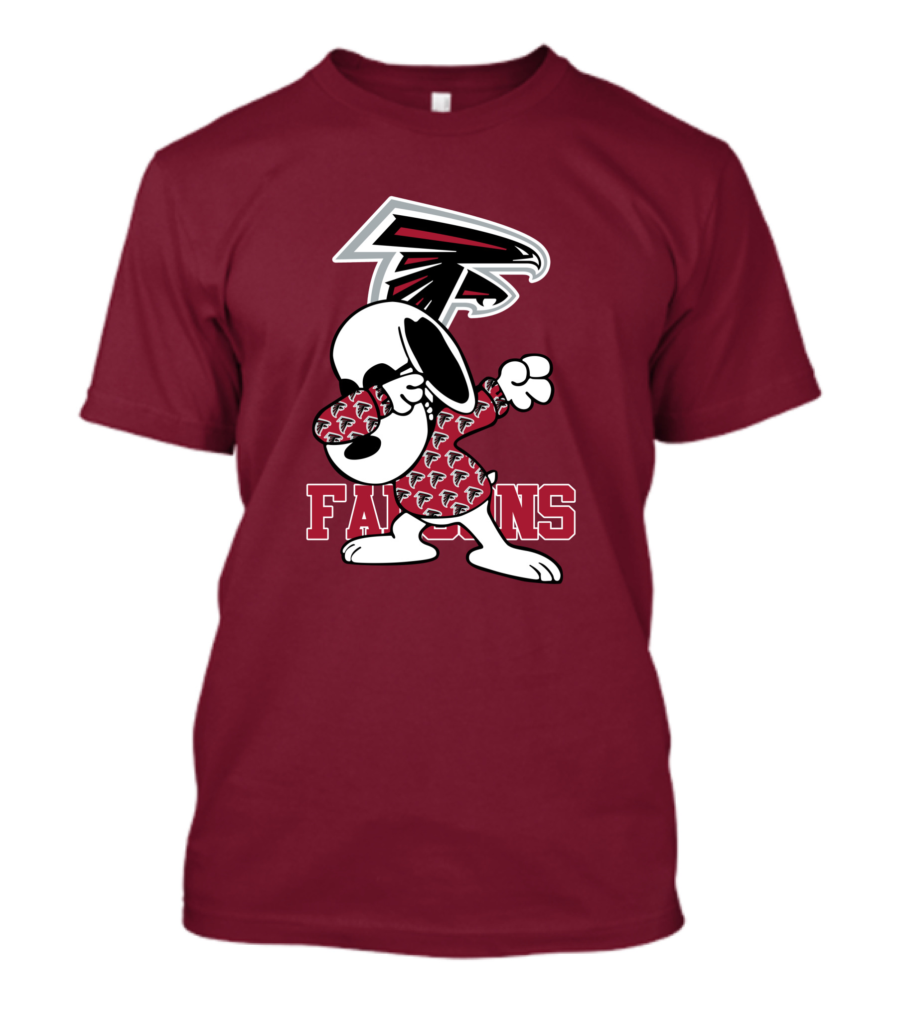 Atlanta Falcons Snoopy Dabbing T-Shirt