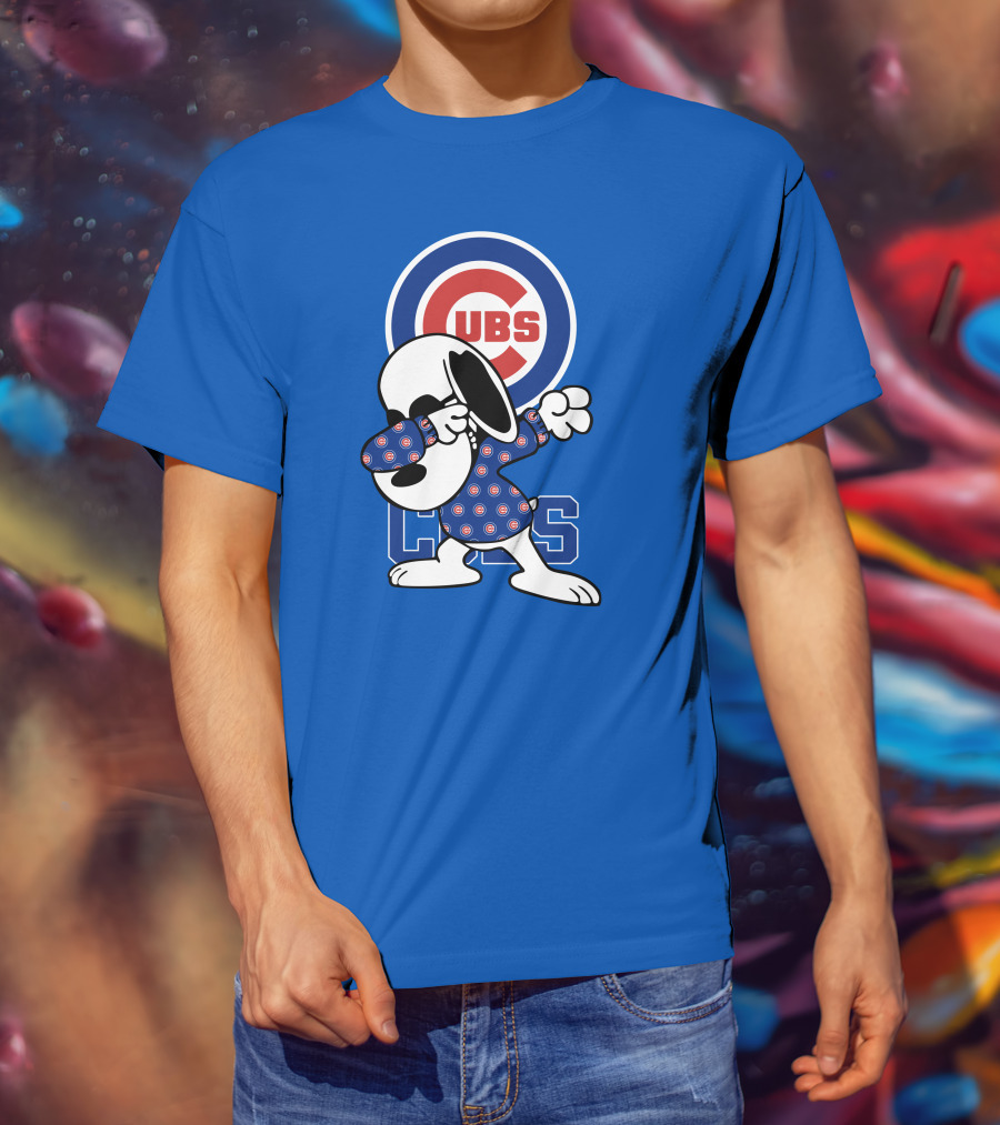 Chicago Cubs Snoopy Dabbing T-Shirt