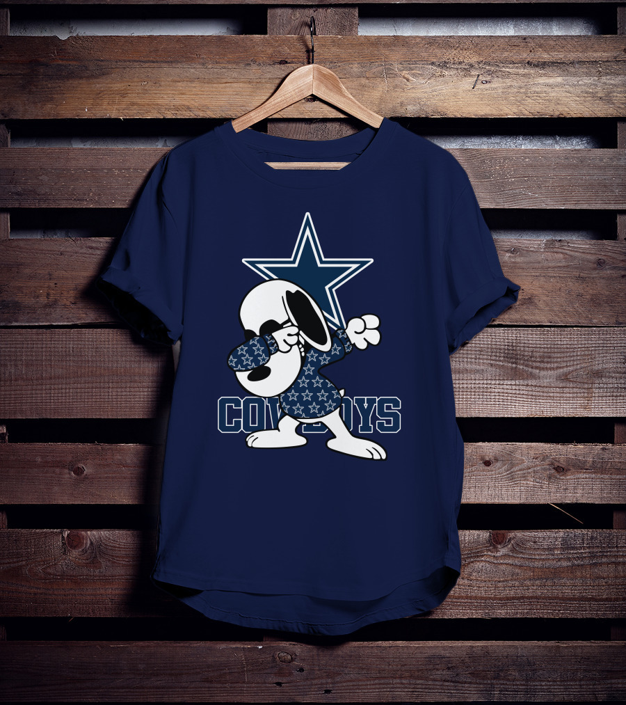 Dallas Cowboys Snoopy Dabbing Star T-Shirt