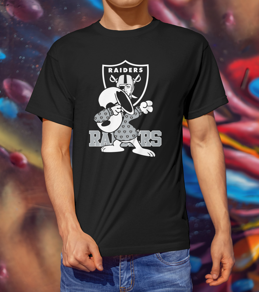 Las Vegas Raiders Snoopy Dabbing Raiders T-Shirt