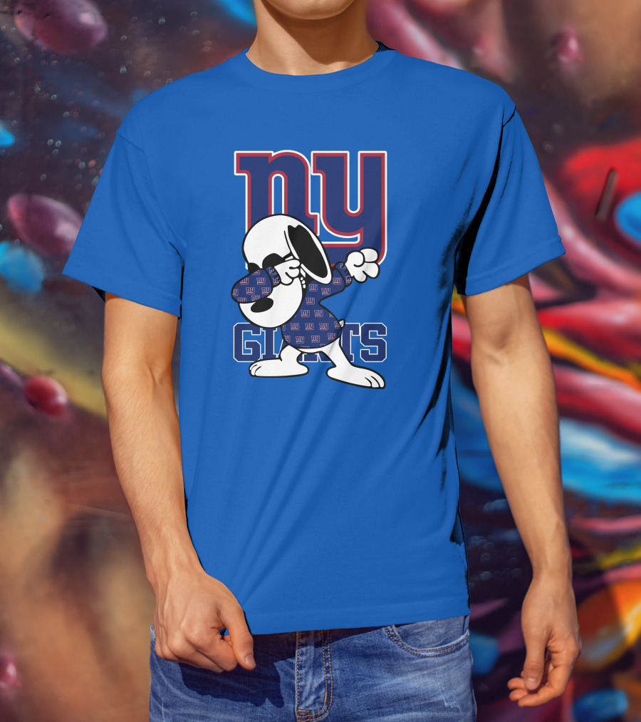 New York Giants Snoopy Dabbing Ny Giants T-Shirt