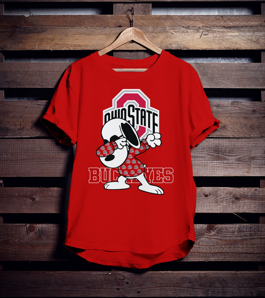 Ohio State Buckeyes Snoopy Dabbing T-Shirt