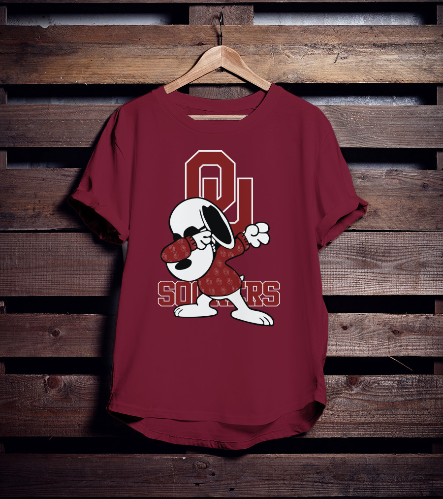 OU Sooners Snoopy Dabbing T-Shirt