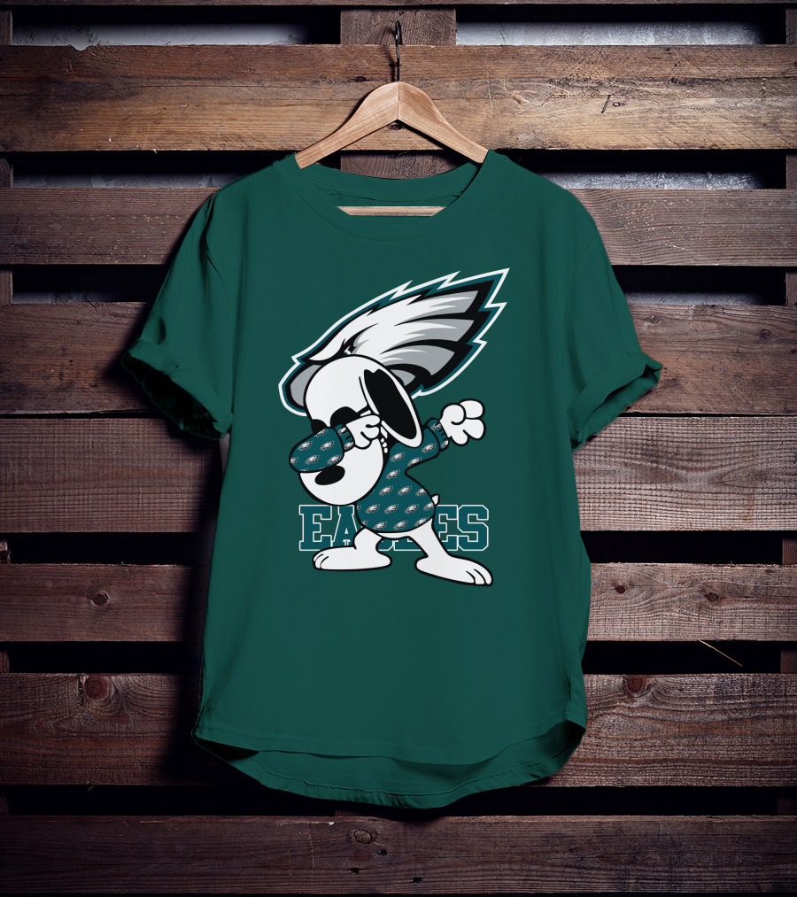 Philadelphia Eagles Snoopy Dabbing Mascot T-Shirt