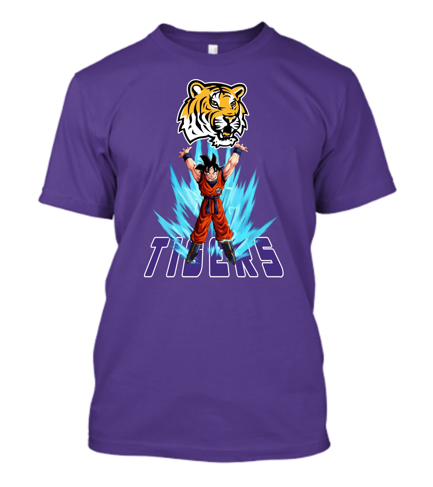 Lsu Tigers Super Saiyan Goku Power Up T-Shirt
