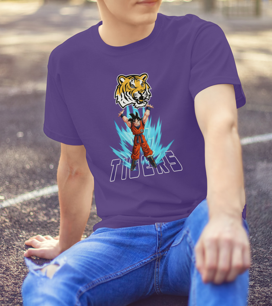 Lsu Tigers Super Saiyan Goku Power Up T-Shirt