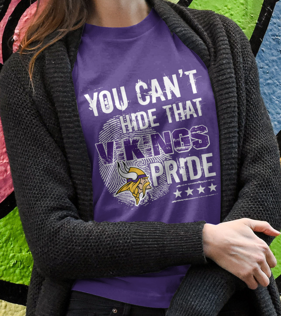 You Can't Hide That Vikings Pride With Iconic Minnesota T-Shirt