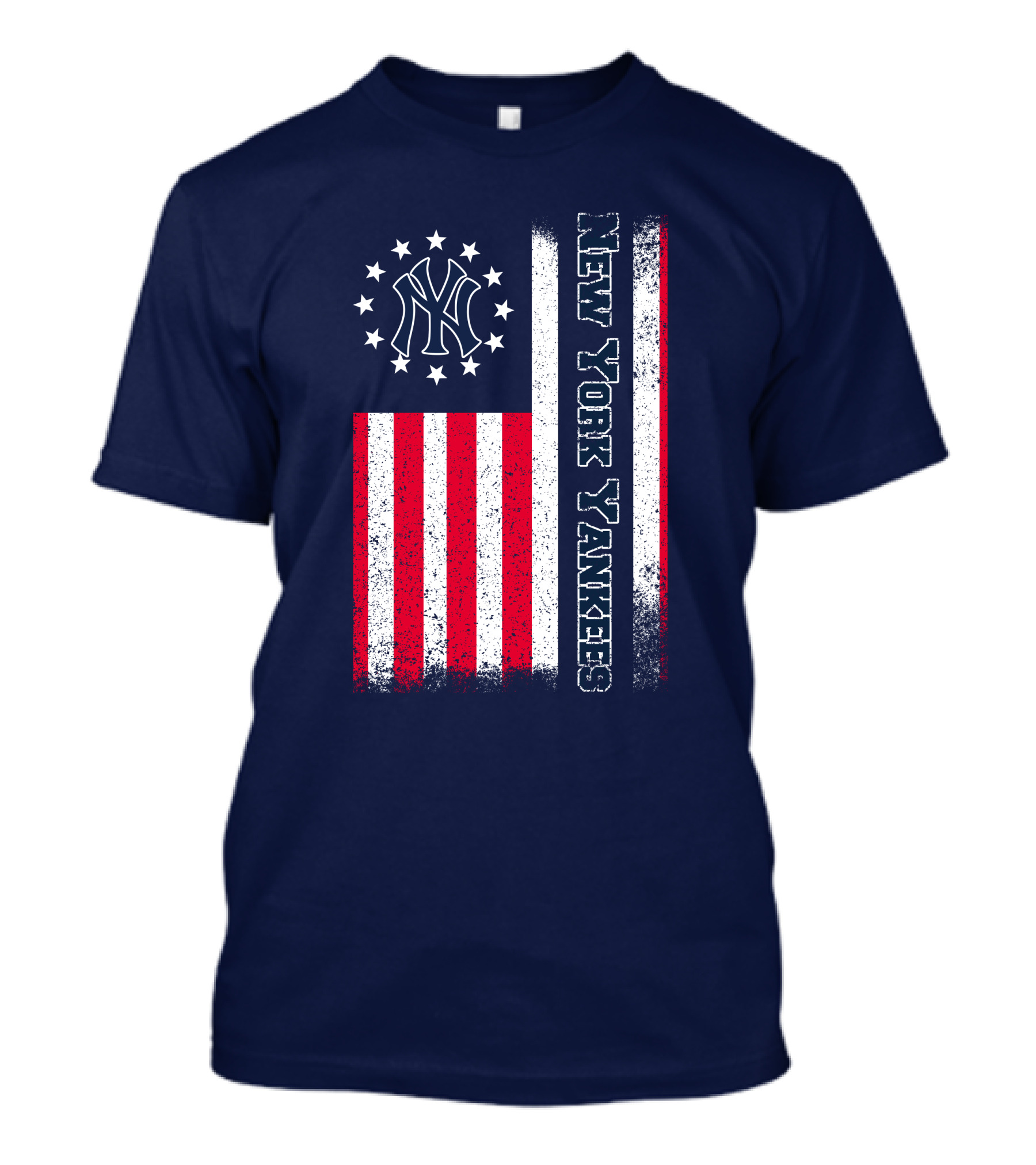 New York Yankees American Flag Stars And Stripes T-Shirt