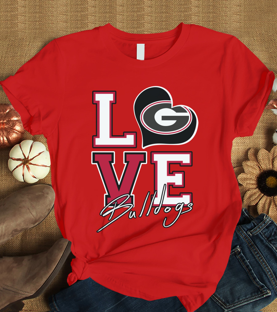 LOVE Georgia Bulldogs T-Shirt