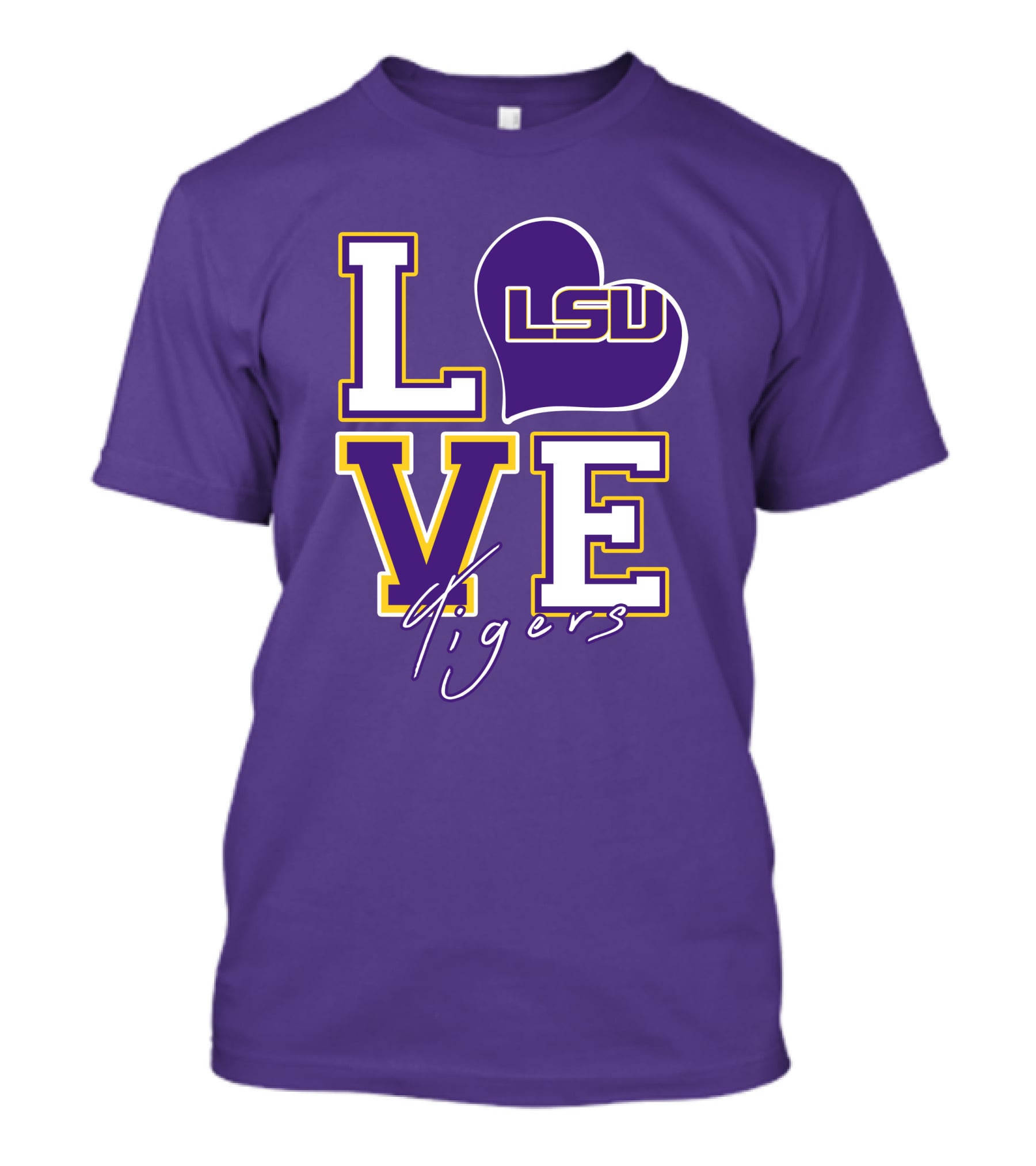 LOVE LSU Tigers T-Shirt