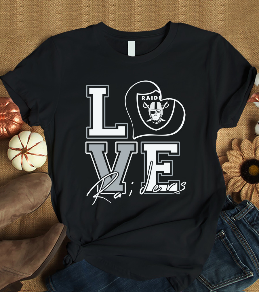 Love Raiders Heart Logo Las Vegas T-Shirt