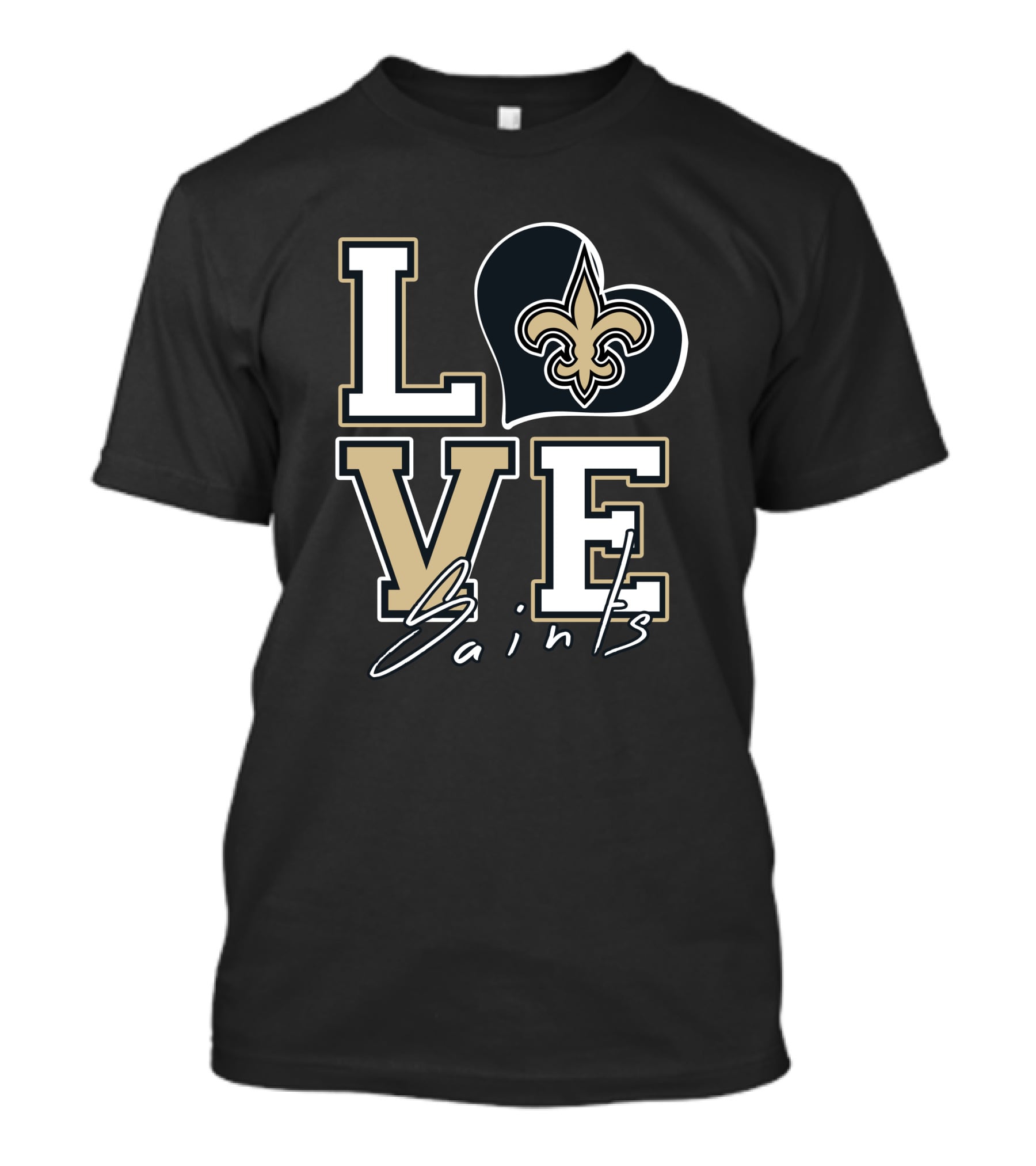 LOVE Saints New Orleans Fleur-de-Lis T-Shirt