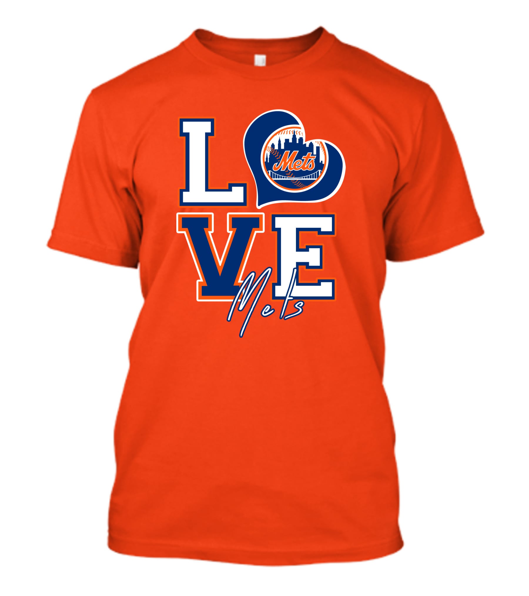 LOVE Mets New York Skyline T-Shirt