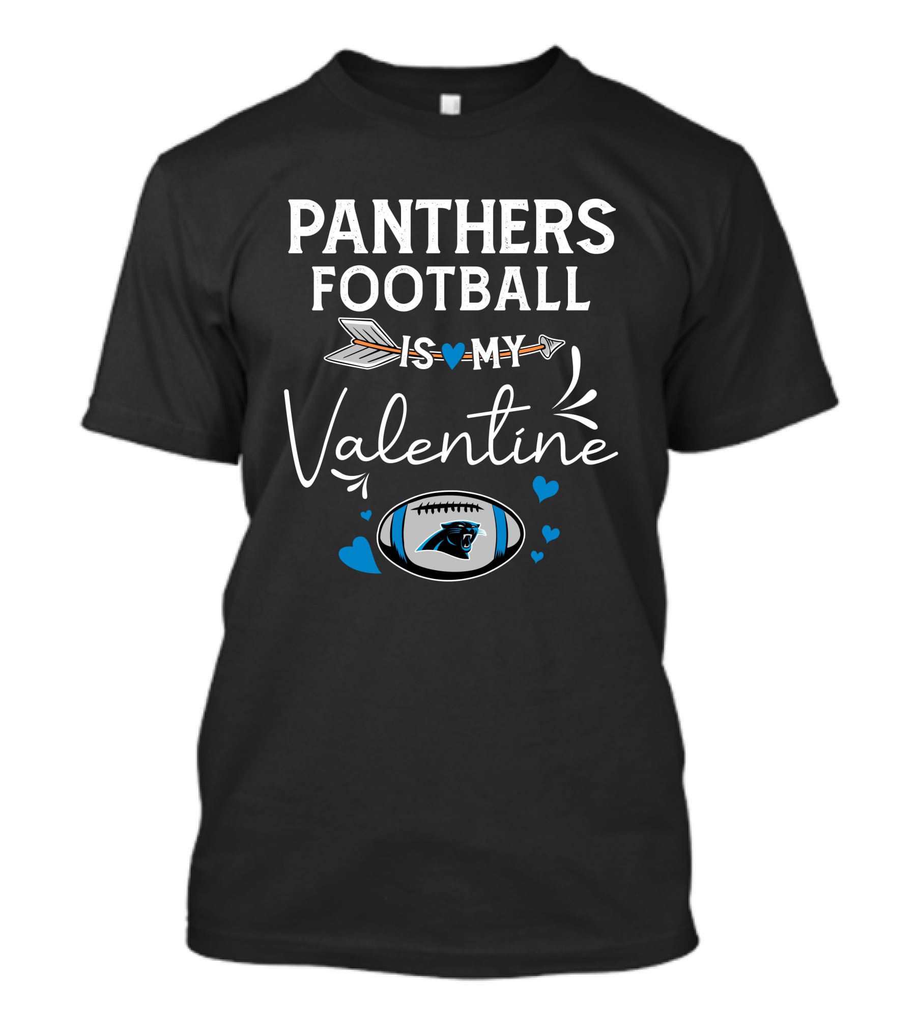 Panthers Football Is My Valentine T-Shirt