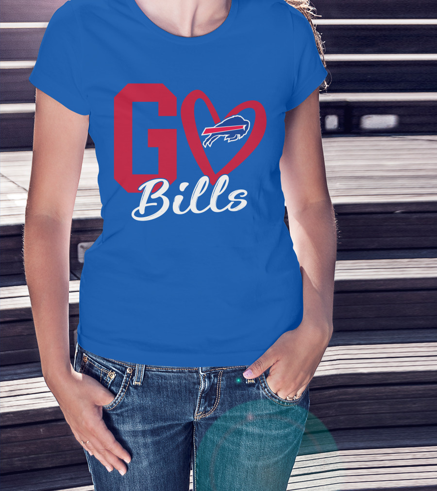 Go Bills Love Buffalo Bills T-Shirt