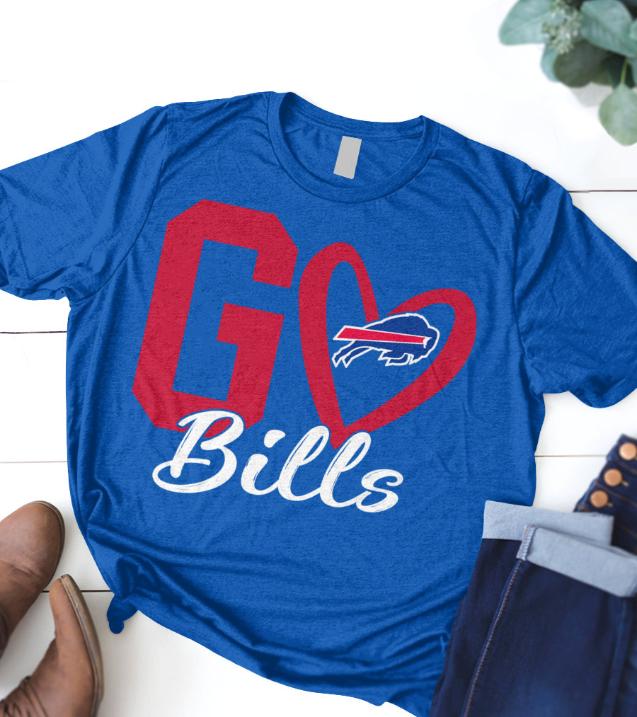 Go Bills Love Buffalo Bills T-Shirt