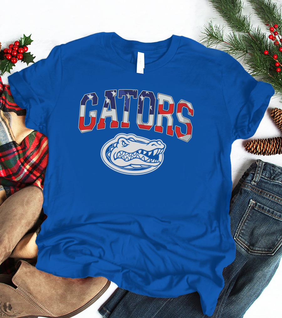 Gators American Flag T-Shirt