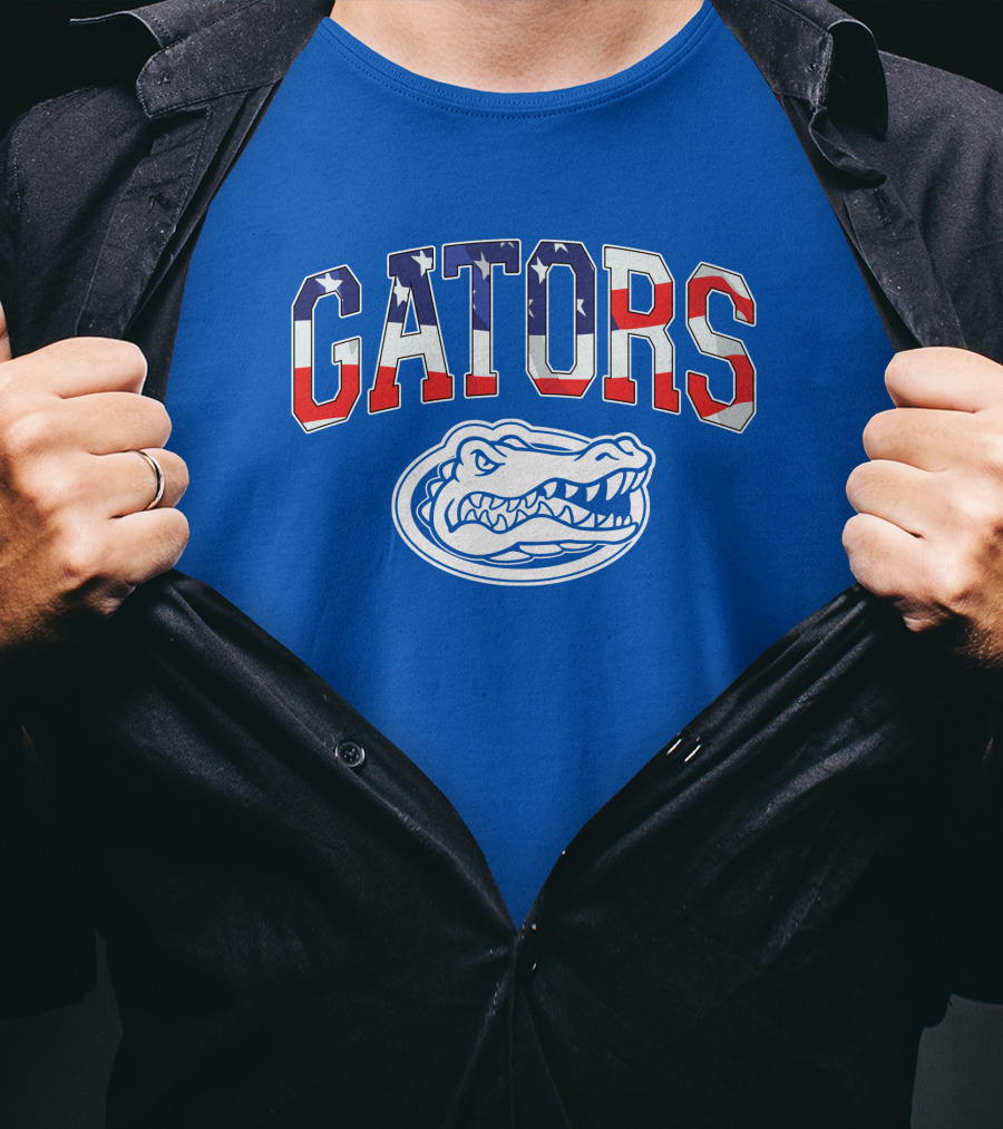 Gators American Flag T-Shirt