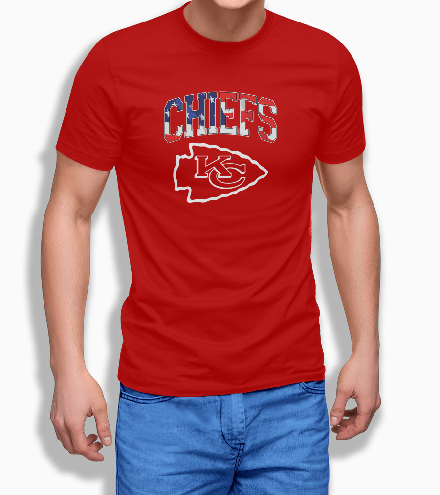 Chiefs Kc Kansas City American Flag T-Shirt