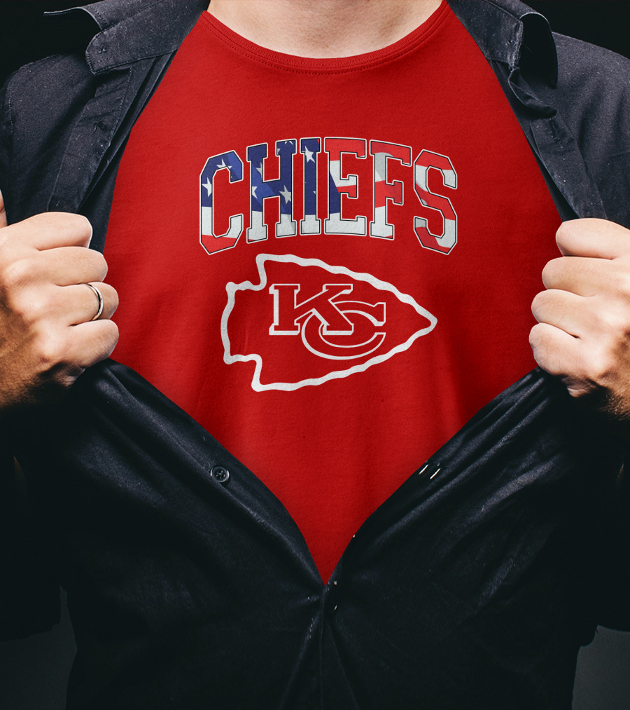 Chiefs Kc Kansas City American Flag T-Shirt