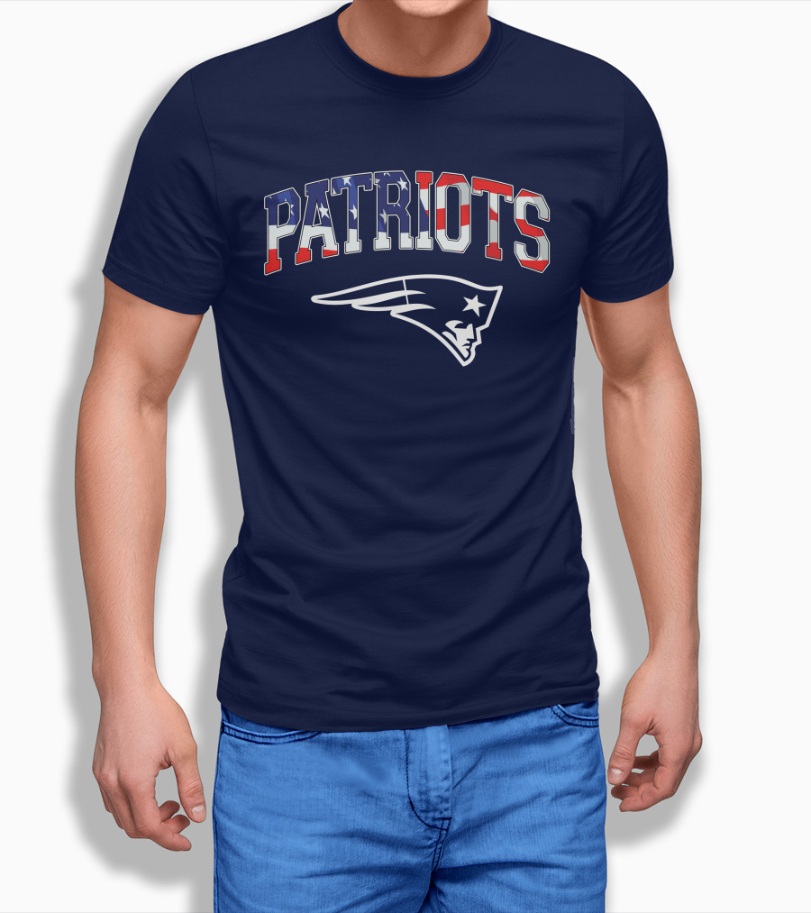 Patriots American Flag New England Patriots T-Shirt