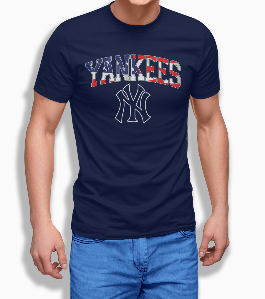 YANKEES American Flag NY T-Shirt