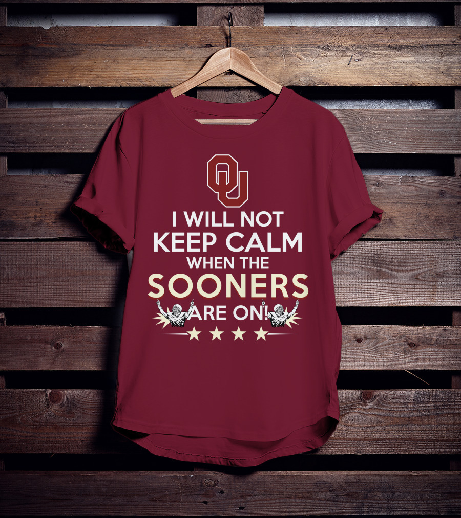 Ou Sooners Excitement Keep Calm Struggle T-Shirt