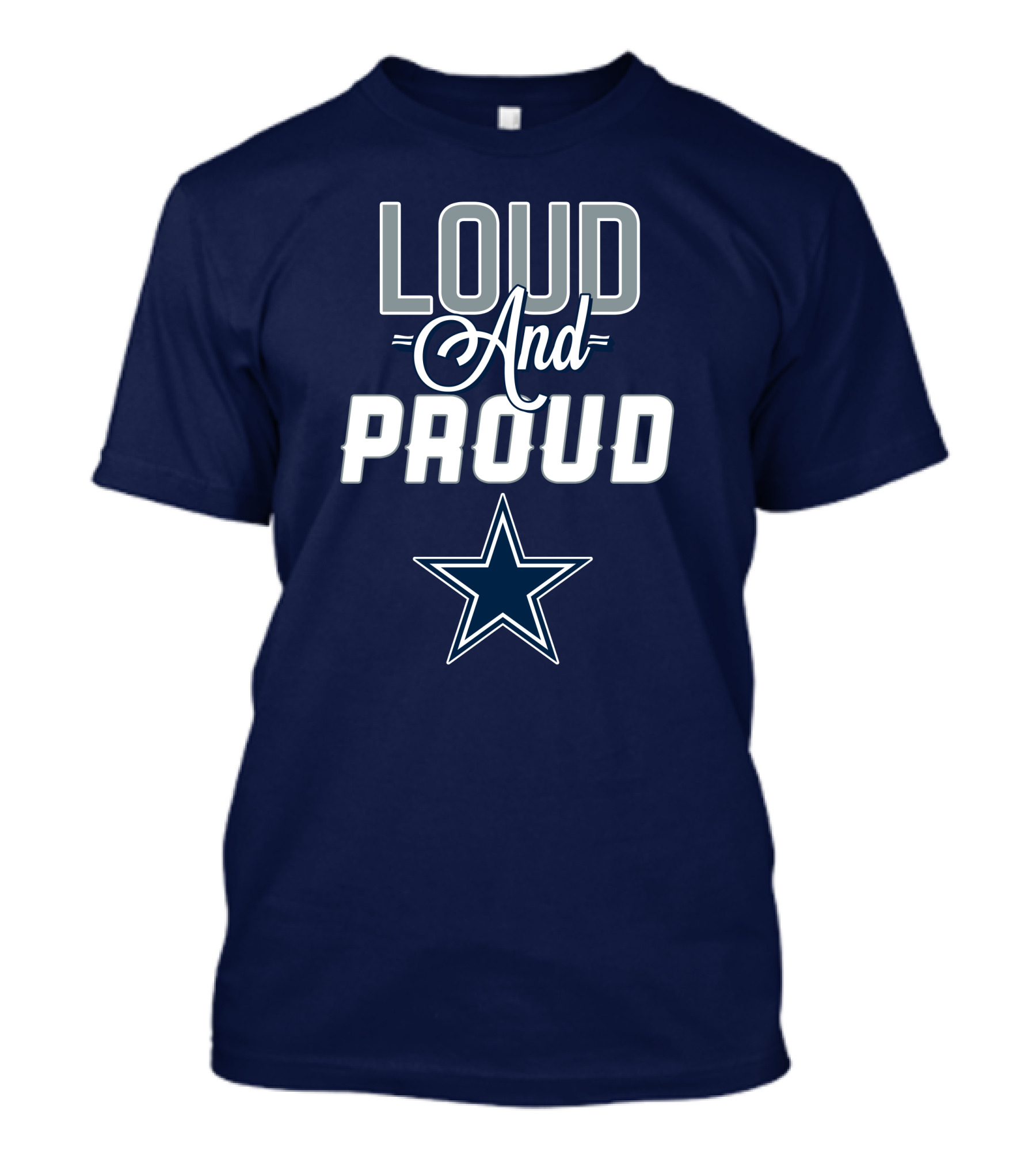 Dallas Cowboys Loud And Proud Star T-Shirt