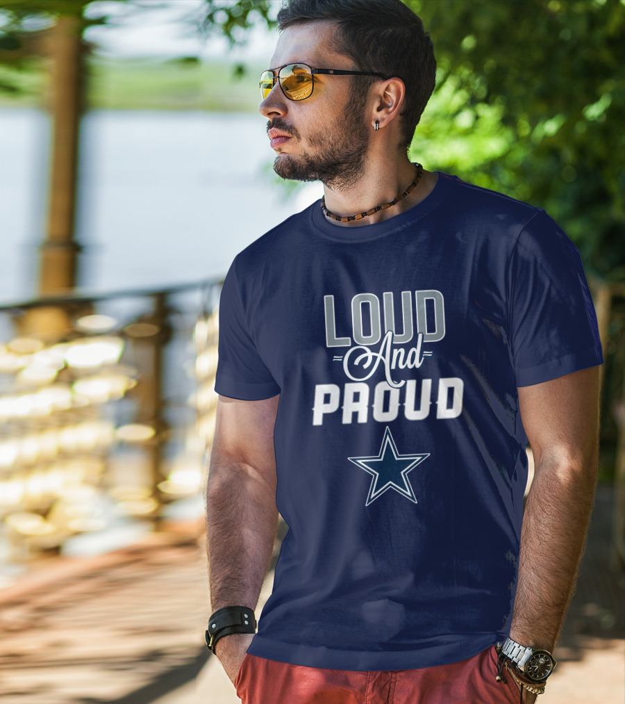 Dallas Cowboys Loud And Proud Star T-Shirt