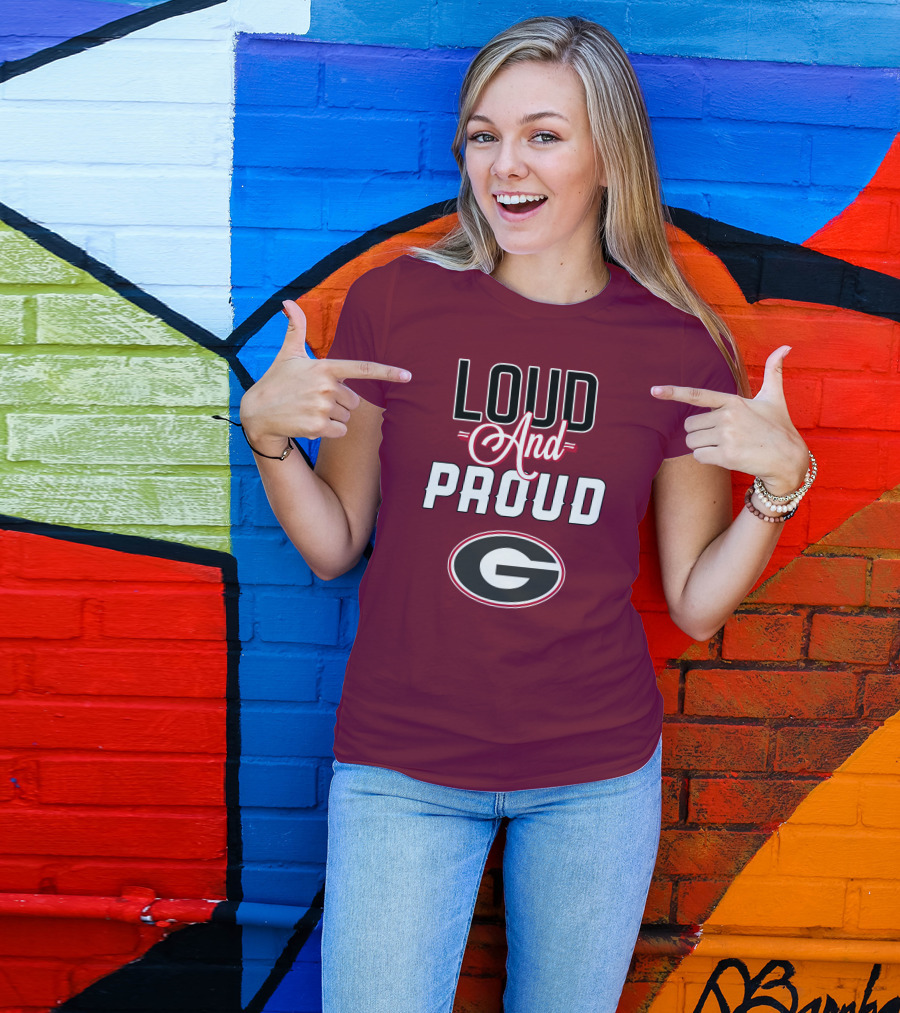 Loud And Proud Georgia Bulldogs G T-Shirt