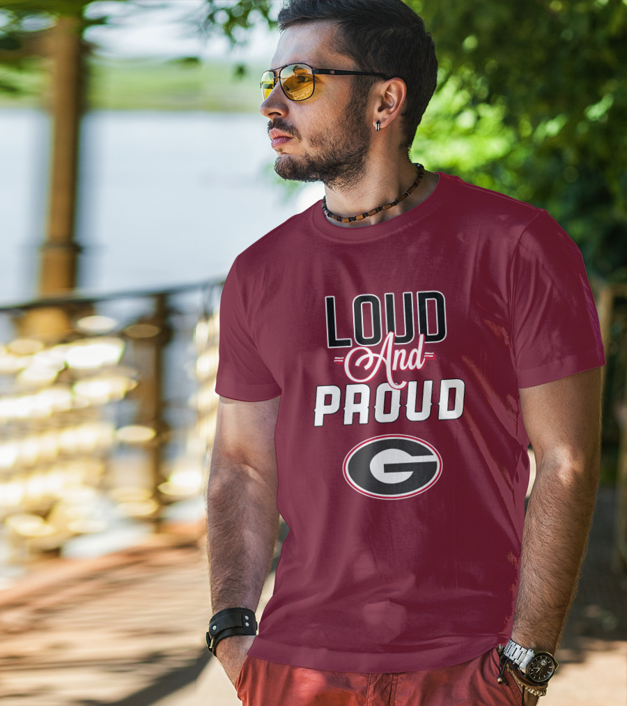 Loud And Proud Georgia Bulldogs G T-Shirt