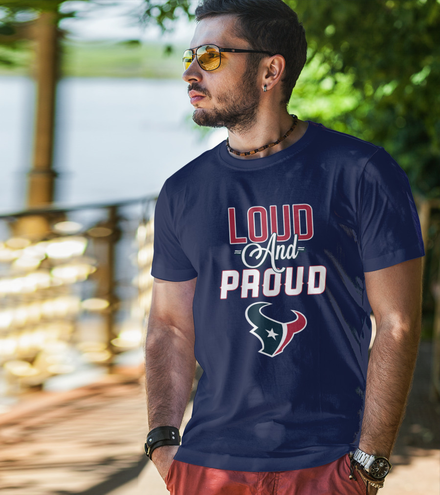 Houston Texans Loud And Proud Bulls T-Shirt