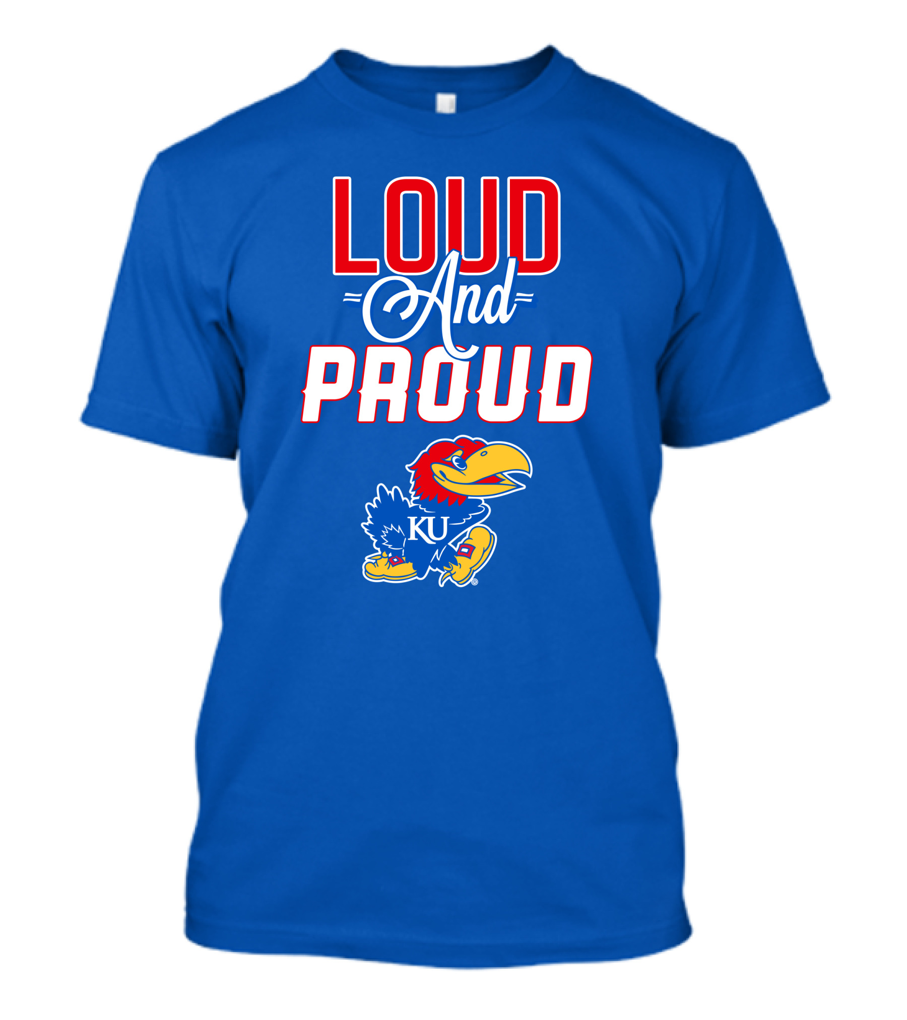 Kansas Jayhawks Loud And Proud KU Jayhawk T-Shirt