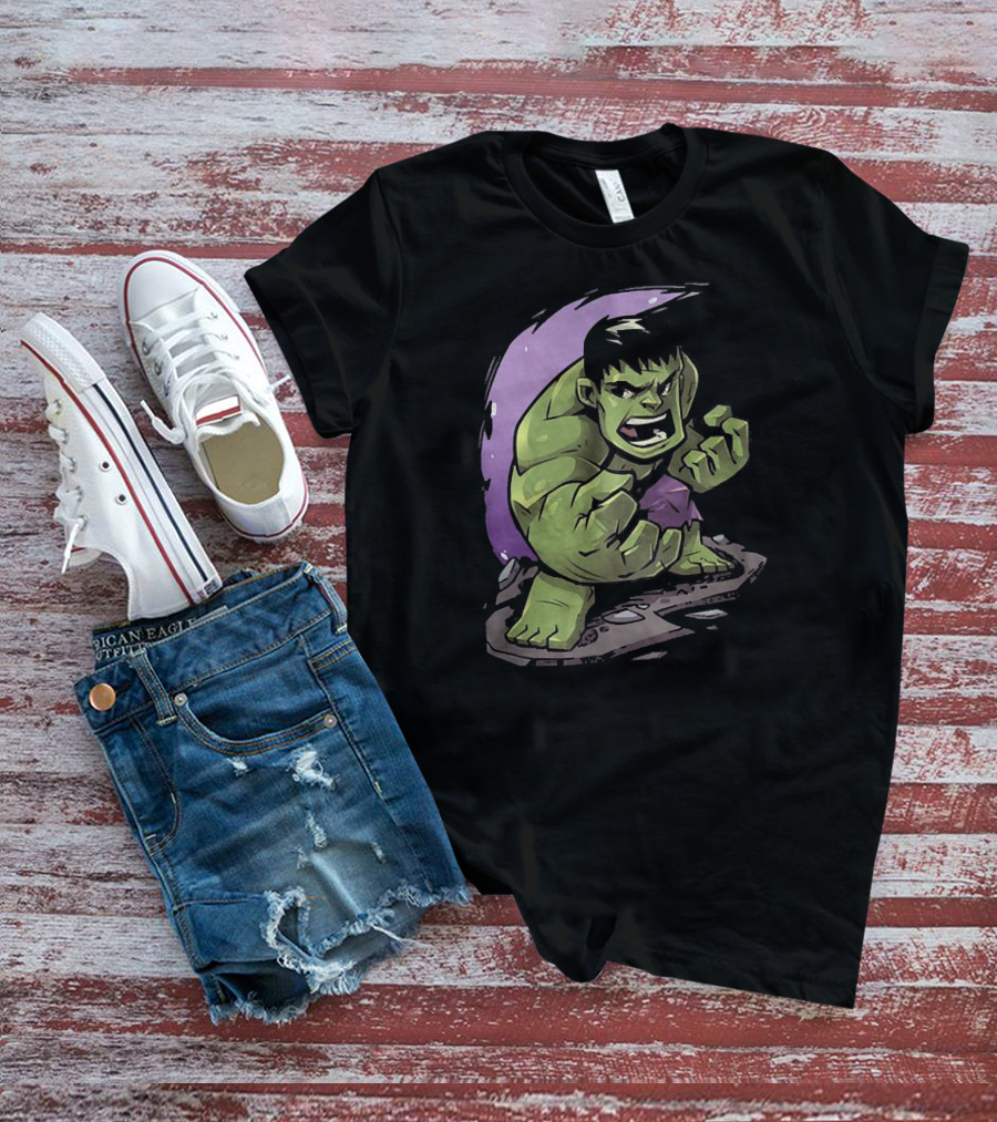 Hulk Marvel Comics Angry Green Superhero T-Shirt