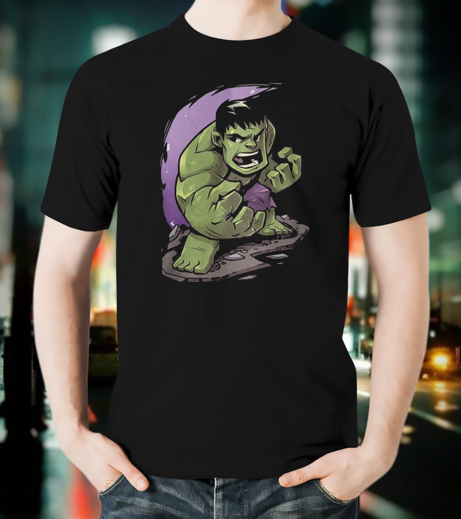 Hulk Marvel Comics Angry Green Superhero T-Shirt