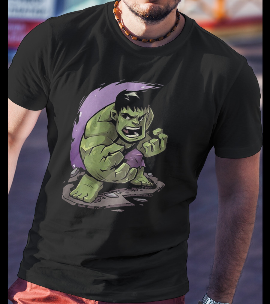 Hulk Marvel Comics Angry Green Superhero T-Shirt