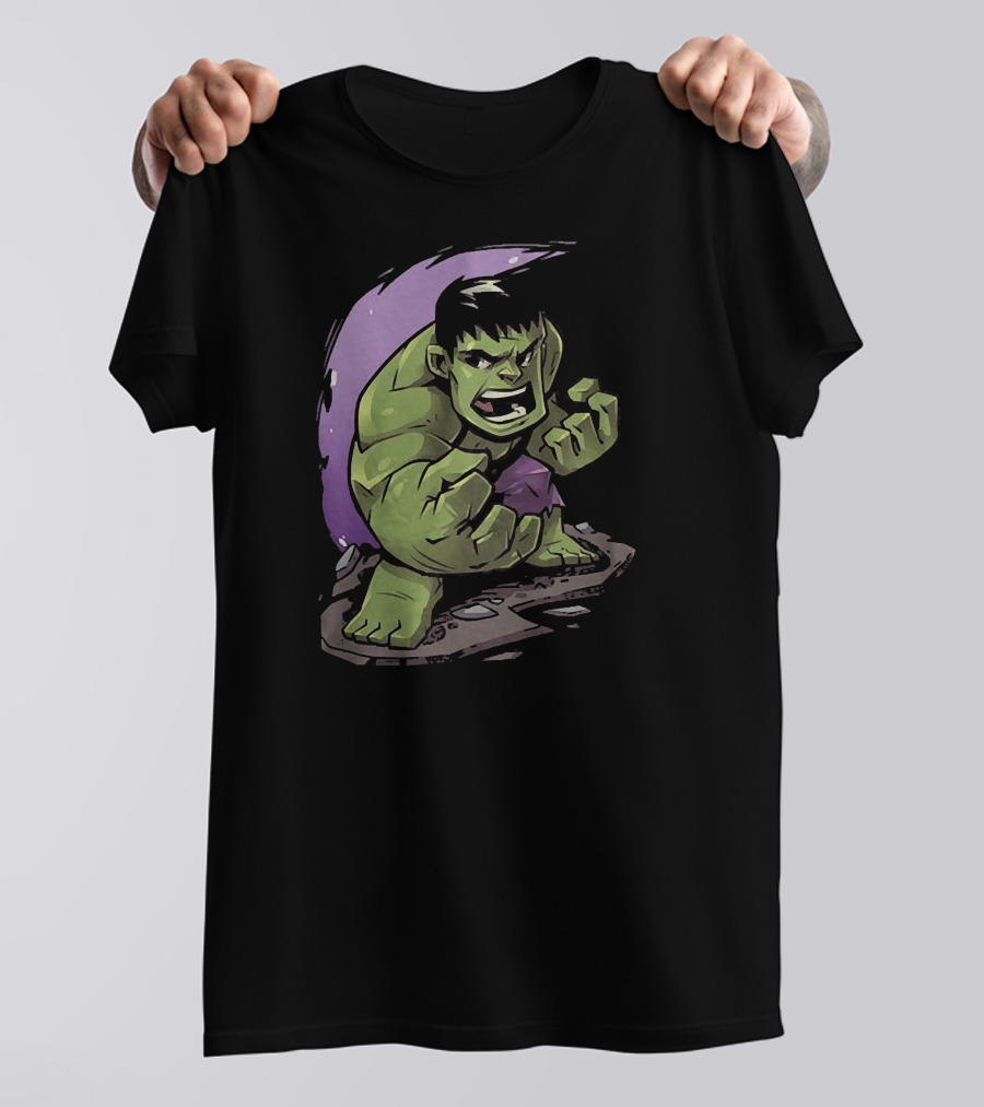 Hulk Marvel Comics Angry Green Superhero T-Shirt