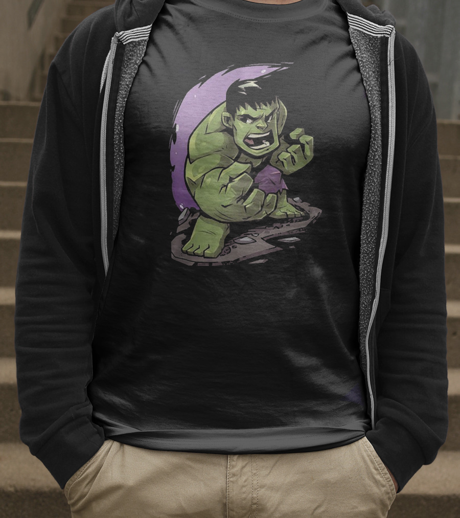 Hulk Marvel Comics Angry Green Superhero T-Shirt