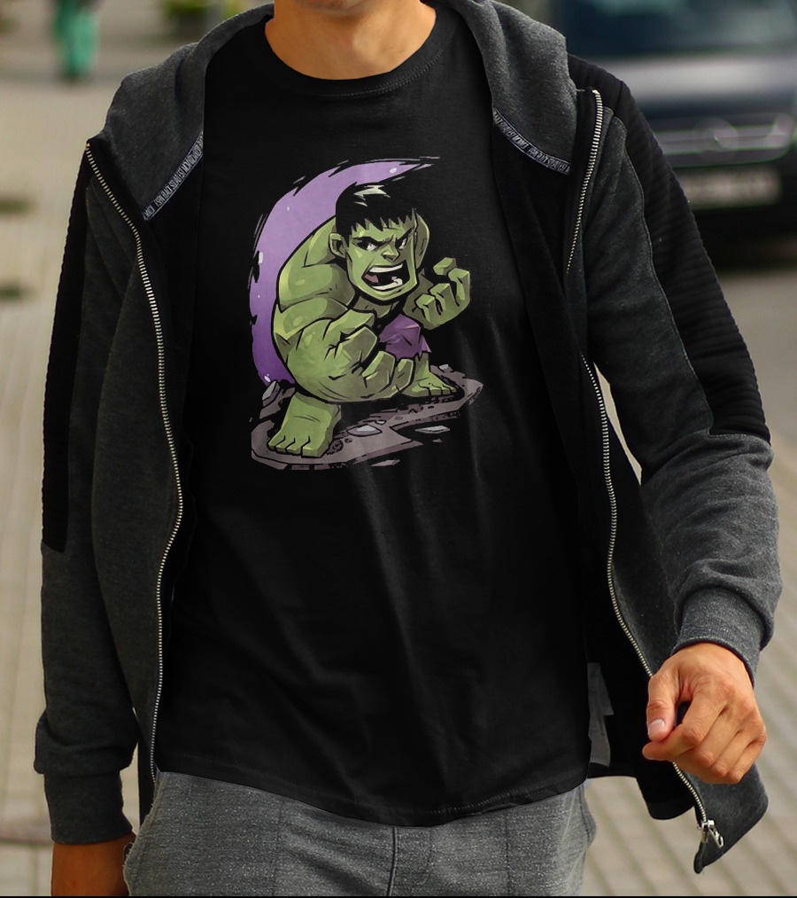 Hulk Marvel Comics Angry Green Superhero T-Shirt