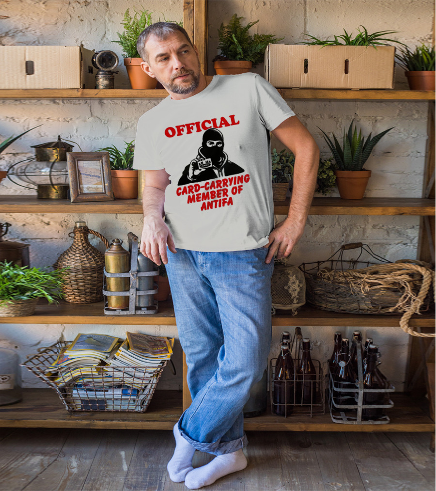 Official Card-Carrying Member Of Antifa T-Shirt