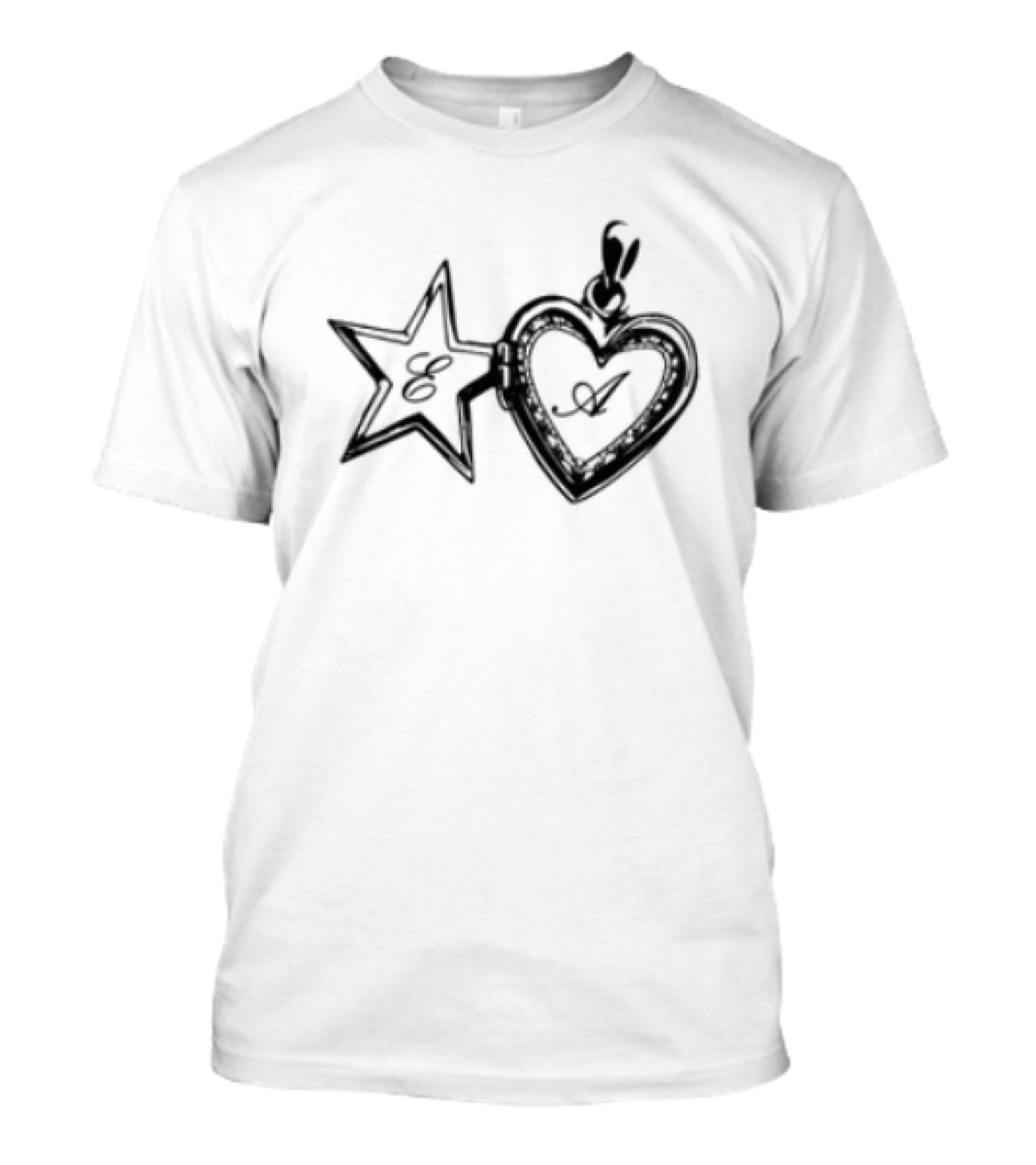 Eileen Alister The Locket Heart And Star Charm T-Shirt