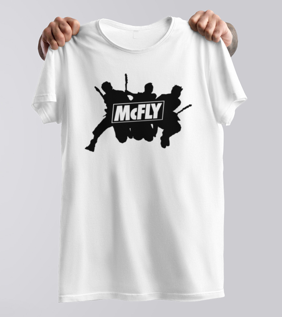 Mcfly Busted Comic Vs Battle Iconic Marteee Fan Collaboration T-Shirt