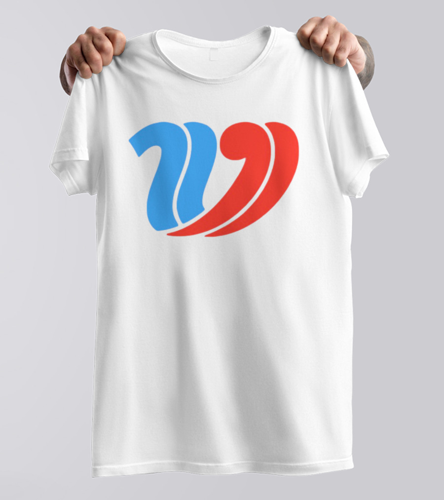 Vulfansa Blue Red Stylized W Icon T-Shirt