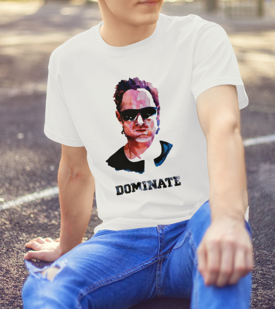 Dominate Win Lose Bold Sunglasses Illustration T-Shirt