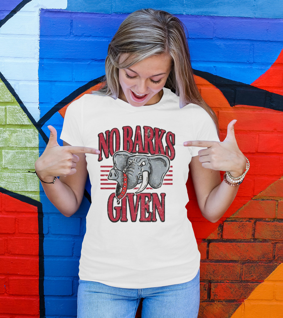 Alabama Crimson Tide Triumphs Over Georgia Bulldogs No Barks Given T-Shirt