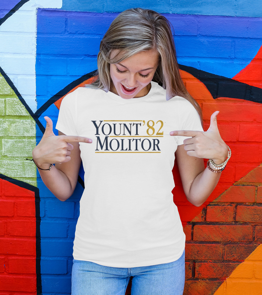 Yount '82 Molitor Milwaukee Brewers MLB Baseball Robin Yount Paul Molitor T-Shirt