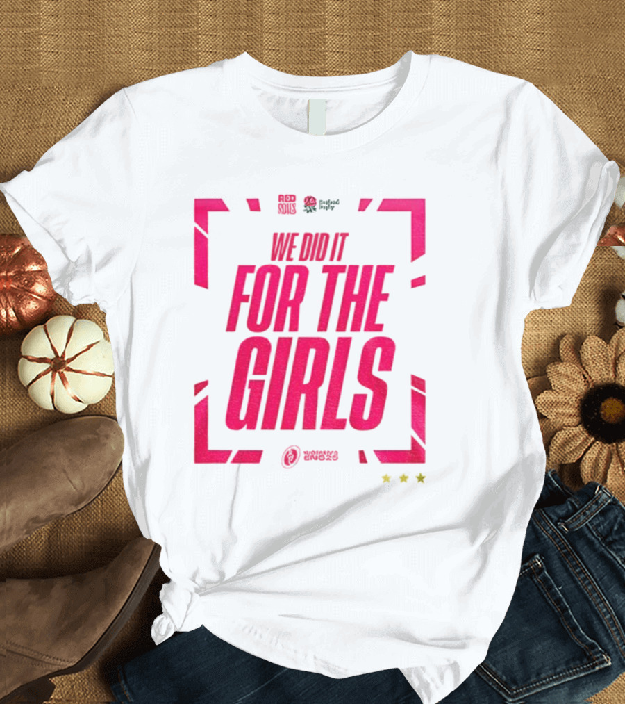 England 2025 Women's Rugby World Cup Champions We Did It For The Girls Roses Three Stars T-Shirt