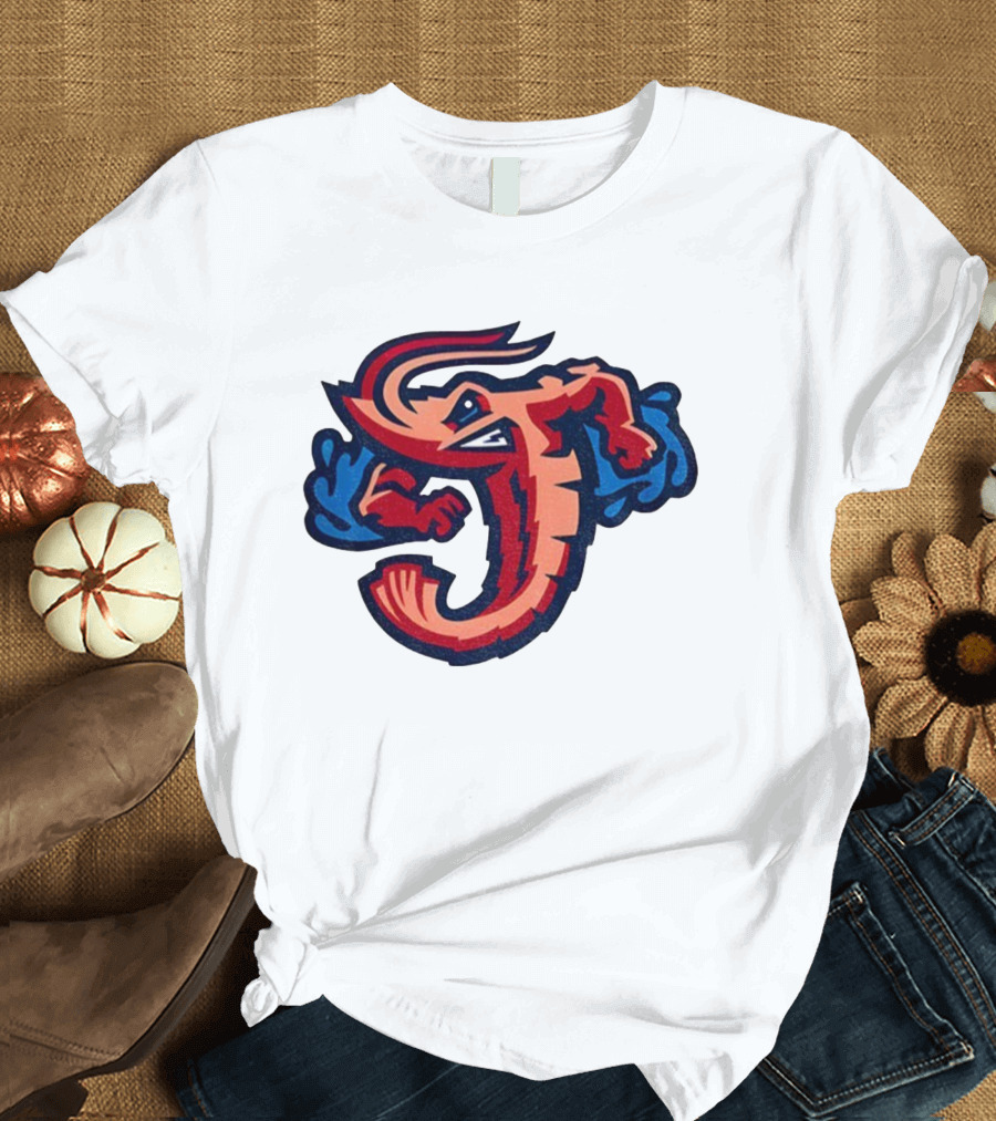 Jacksonville Jumbo Shrimp J Logo 2025 International League Champions MLB T-Shirt