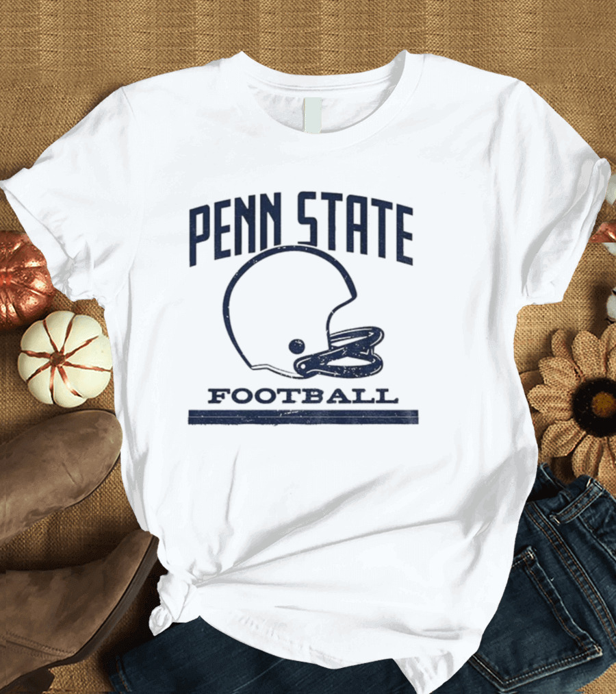 Penn State Football Vintage Helmet Design T-Shirt