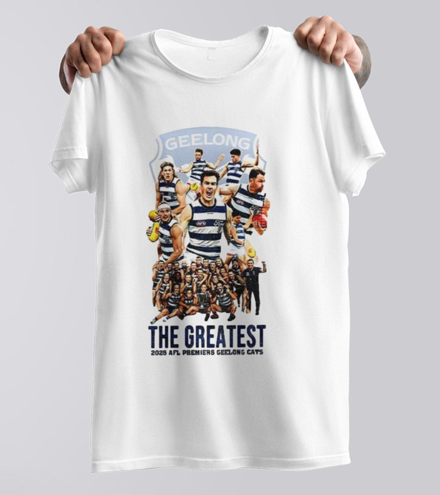The Greatest Geelong Cats AFL Premiers 2025 Champions T-Shirt
